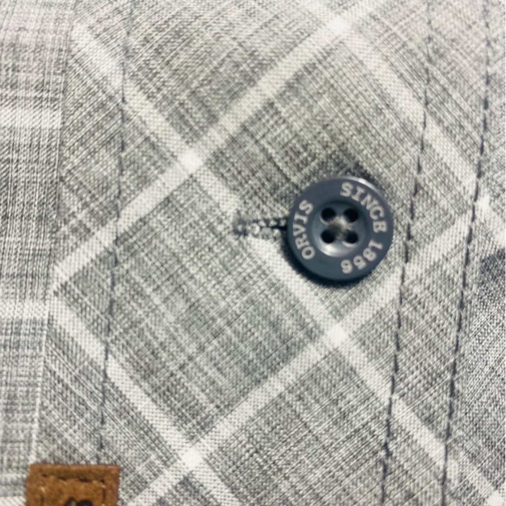 Orvis Men's Short Sleeve Woven Tech Shirt Size:L - Picture 3 of 9